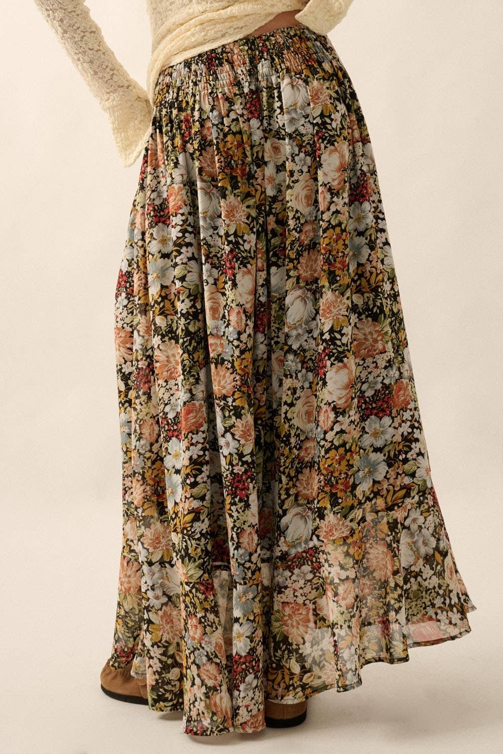 最終値下げ Maxi Floral Fall Skirt co. coda | スカート